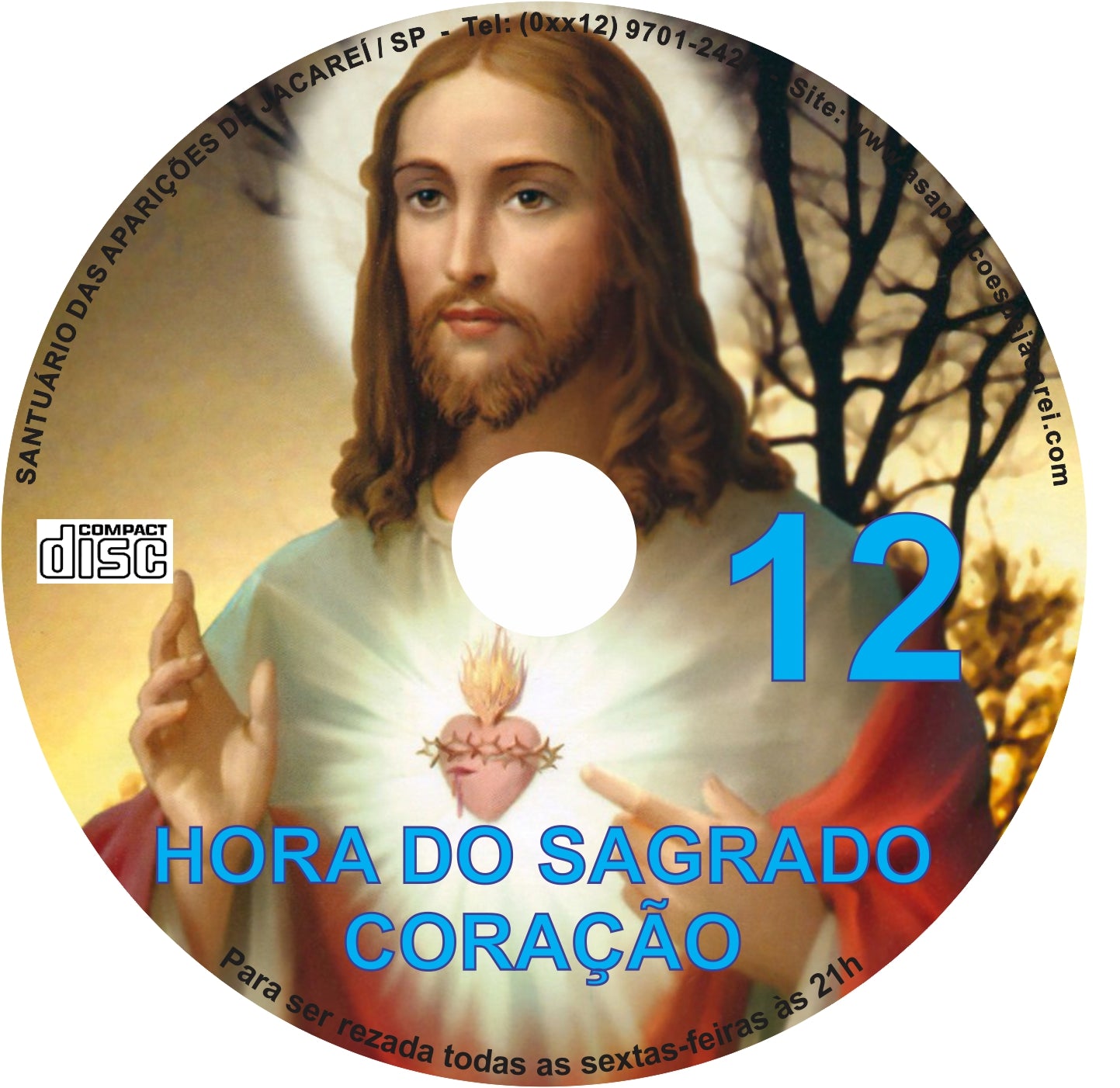 CD Hora do Sagrado Coração 12 CD Hora do Sagrado Coração 12